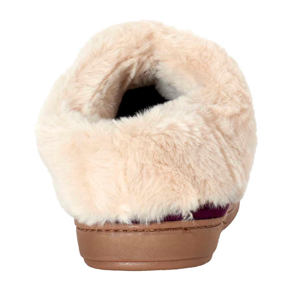Womens Dearfoams® Elaine Microsuede Clog Slippers