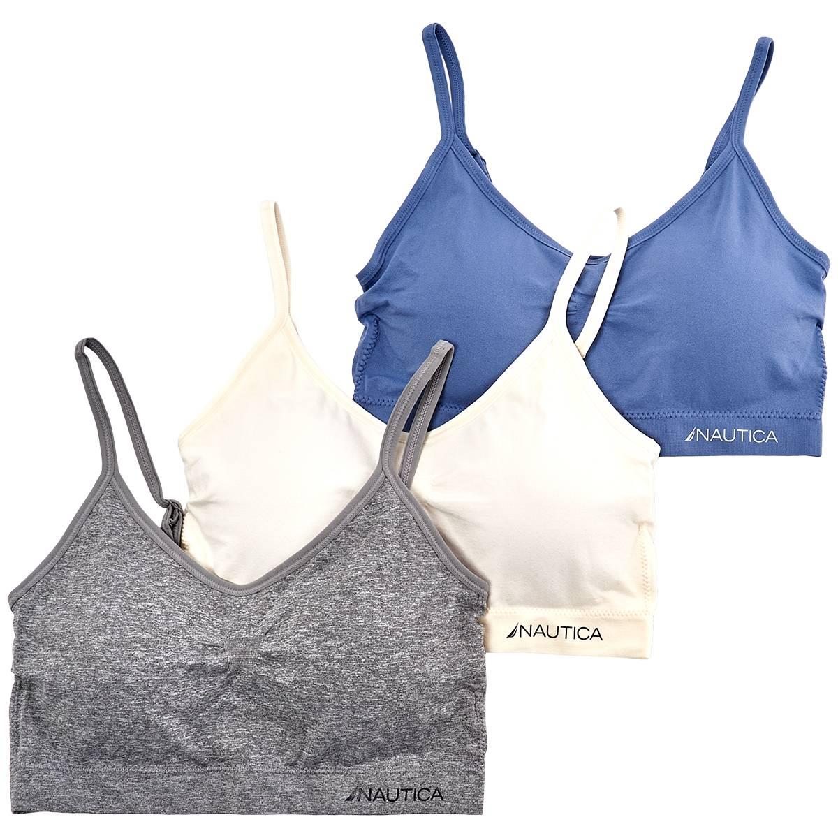 Womens Nautica 3pk. Plus Seamless Bralettes NT5117-3PKAO