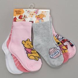 Toddler Girl 5pr. Winnie The Pooh Gripper Socks