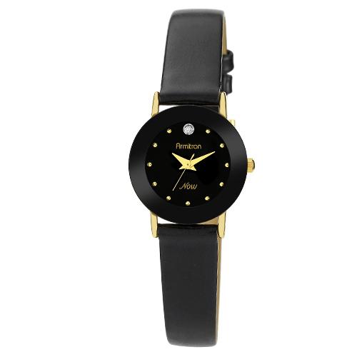 Womens Armitron Diamond Accent Watch - 75-2447BLK
