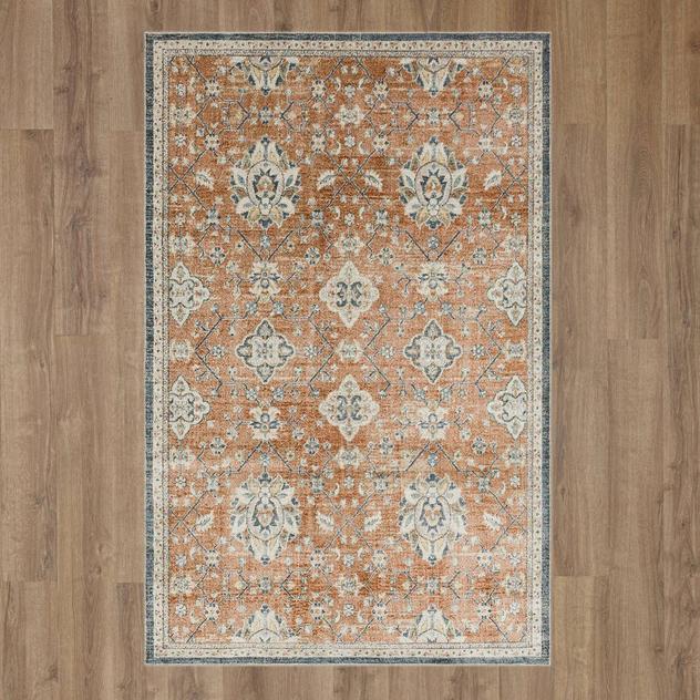 Mohawk Home Theseus Dark Orange Large Area Rug
