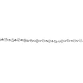 Haus of Brilliance 1.0ctw. Diamond Swirl Beaded Link Bracelet
