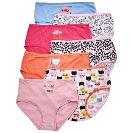 Girls René Rofé® Betty 7pk. Days of the Week Cotton Briefs