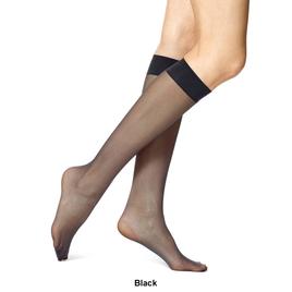 Womens HUE® Sheer 2pk. Knee High Hosiery