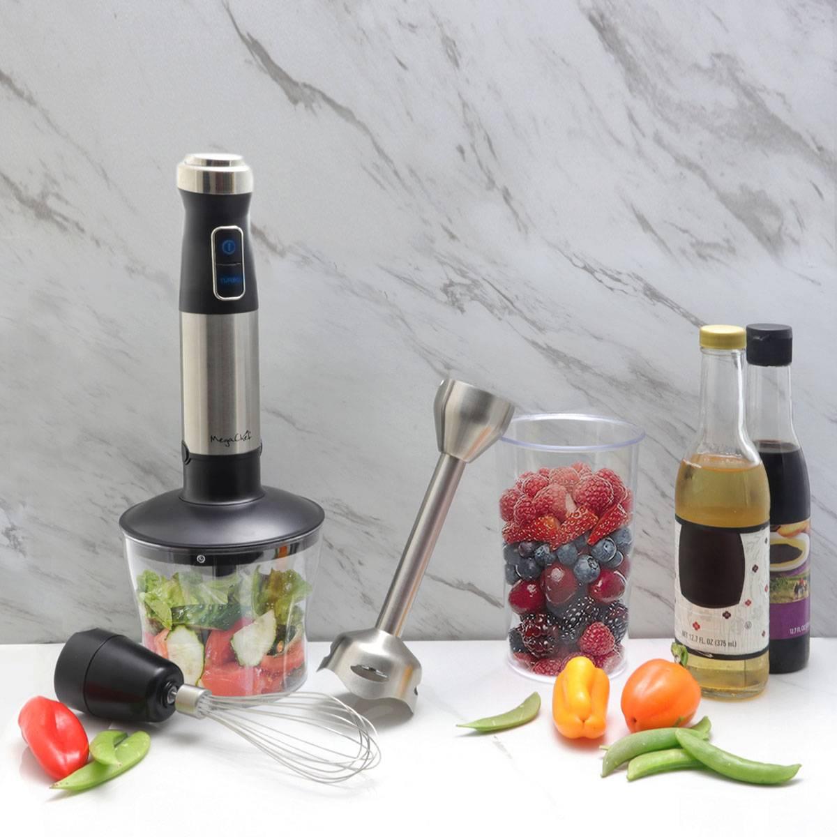MegaChef 4-in-1 Multipurpose Immersion Hand Blender