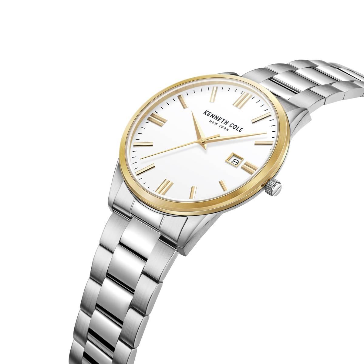 Mens Kenneth Cole® New York Two-Tone Watch - KCWGH2233606