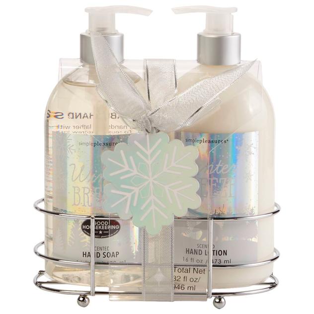 Simple Pleasures® Winter Breeze Hand Soap & Hand Lotion Caddy Set