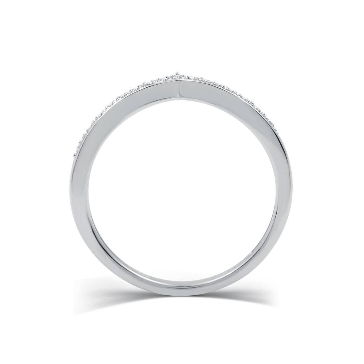Loveblooms™ Two-Tone 1/4cttw. Diamond Halo Bypass Bridal Set