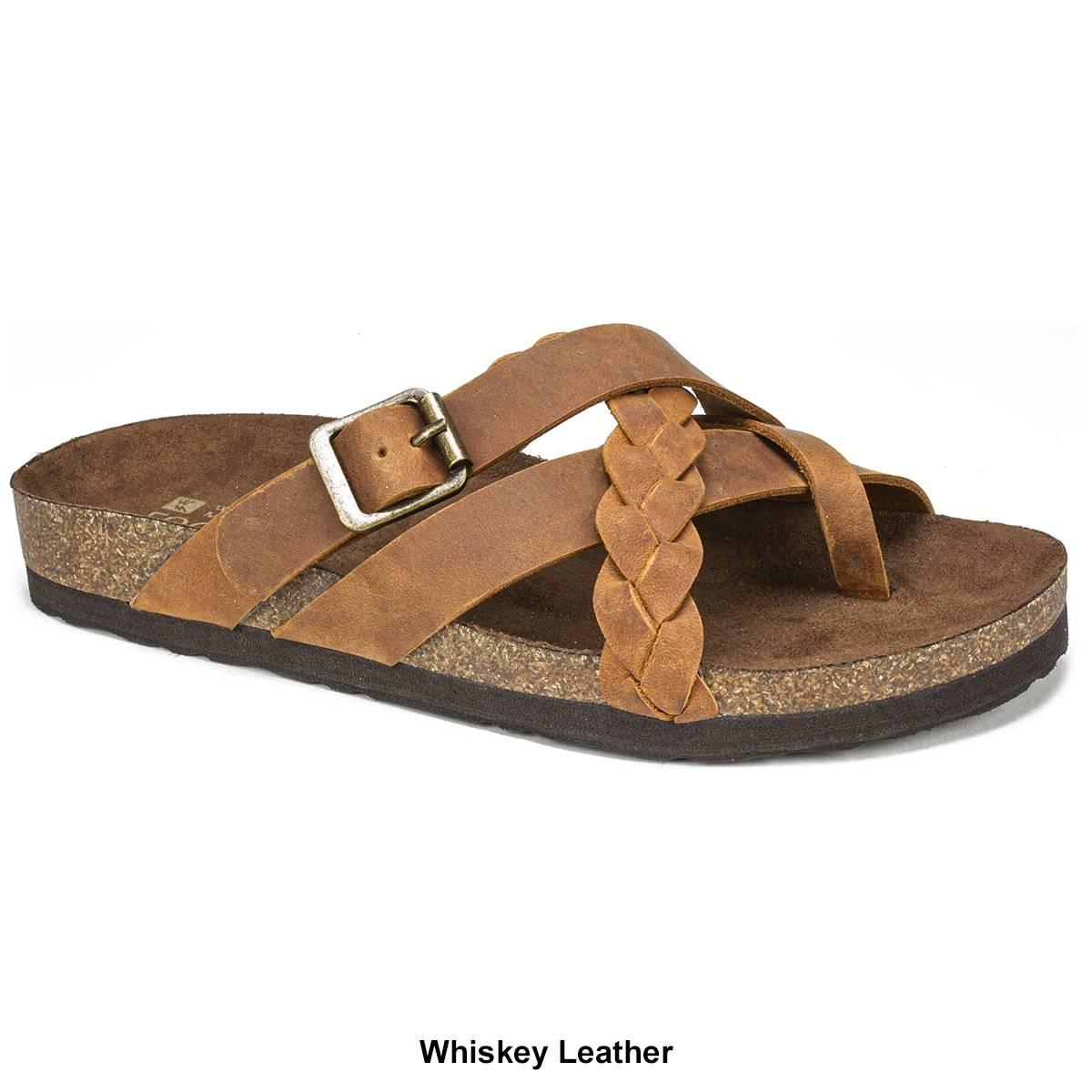 Womens White Mountain Harrington Footbed Slide Sandals