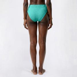 Womens Cupshe Solid Paneled Hipster Swim Bottom