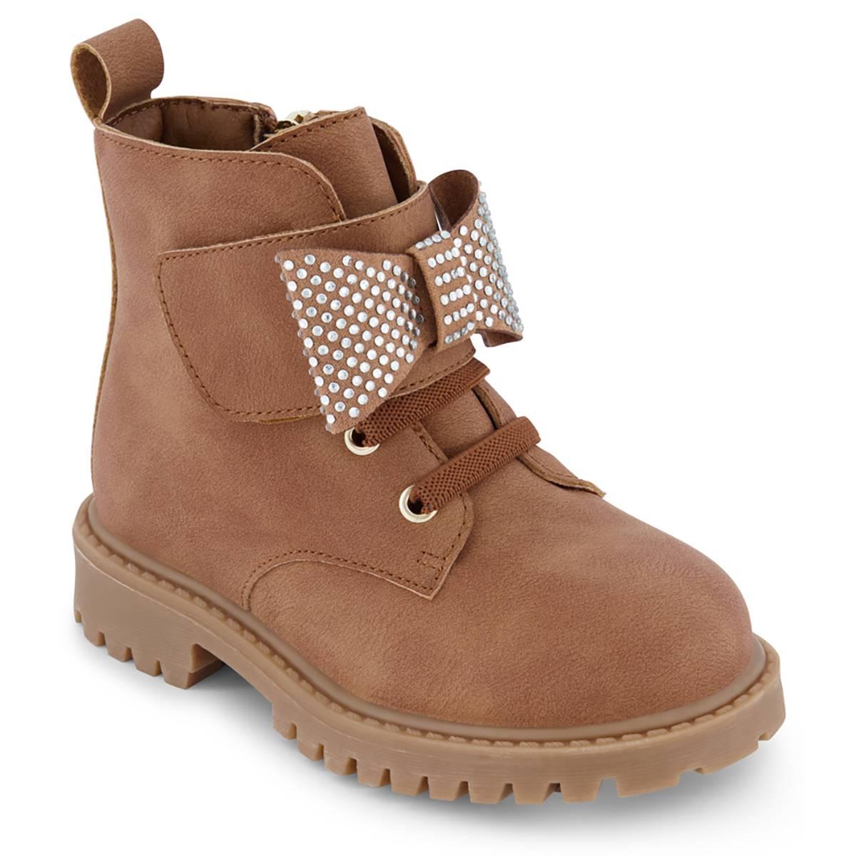 Little Girls Jessica Simpson Daria Bow Combat Boots