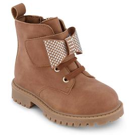 Little Girls Jessica Simpson Daria Bow Combat Boots