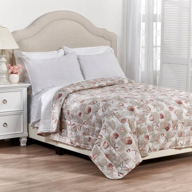Ashley Cooper™ Shell Patch Coral Quilt