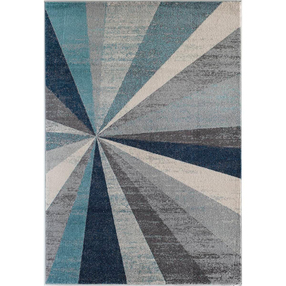Rugs America(tm) Kaia Hale Blue Geometric Contemporary Area Rug