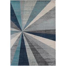 Rugs America(tm) Kaia Hale Blue Geometric Contemporary Area Rug