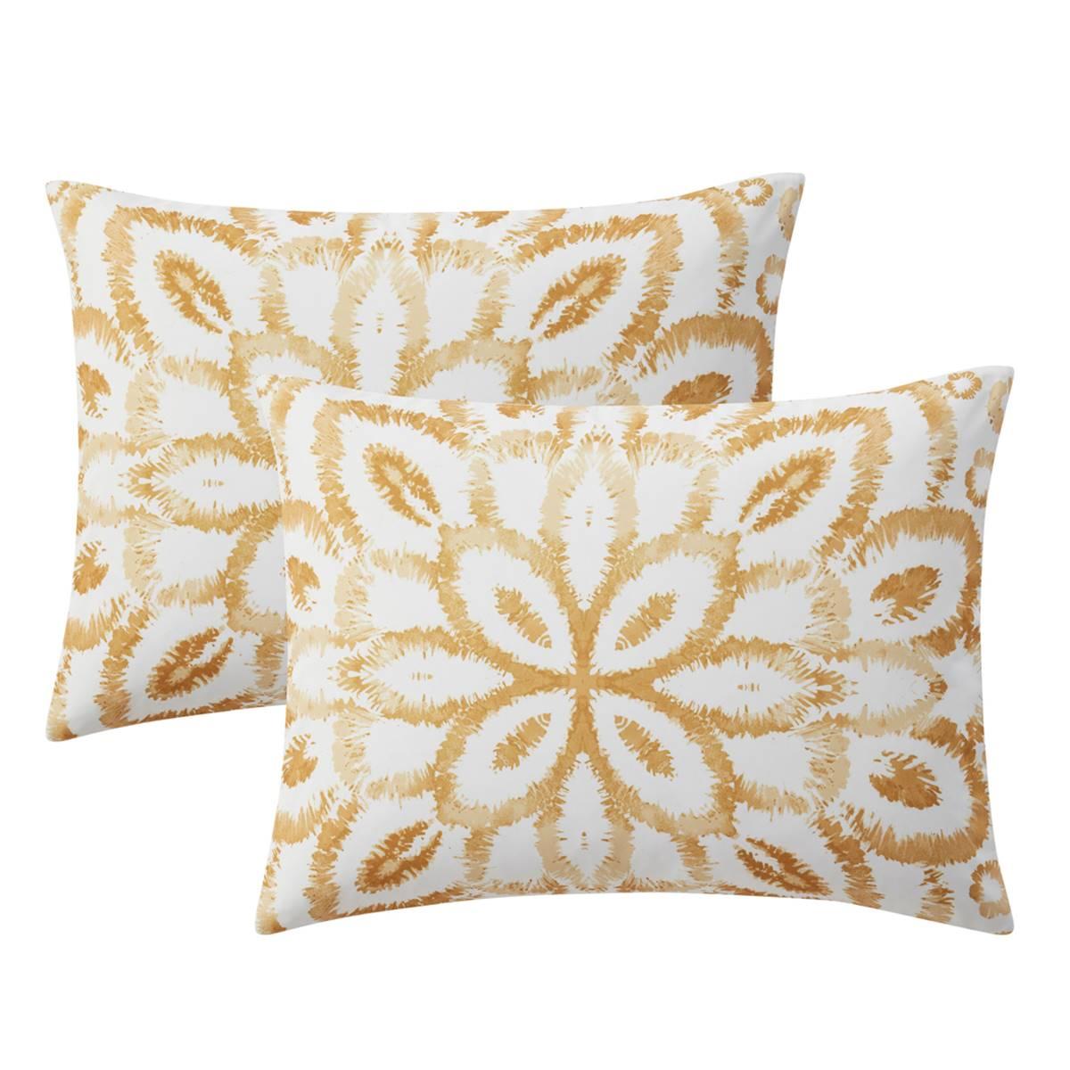 Indigo Ink Panther Gold Boho Medallion Comforter Set