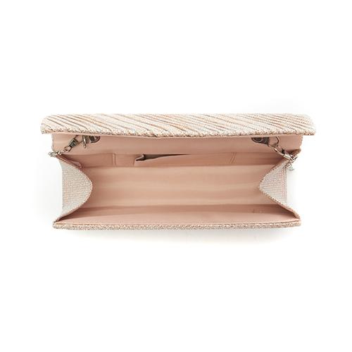 D'Margeaux Diagonal Shimmer Evening Bag