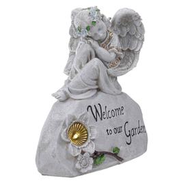 Northlight Seasonal "Welcome to Our Garden" Angel Garden Statue