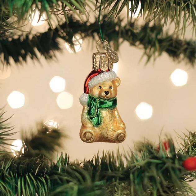 Old World Christmas Mini Teddy Bear