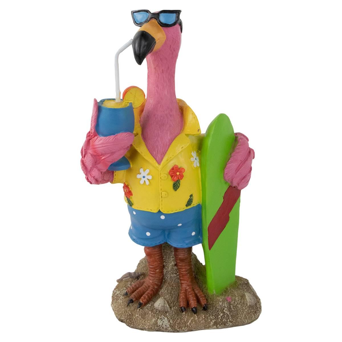Northlight Seasonal Tropical Pink Flamingo Garden Statue