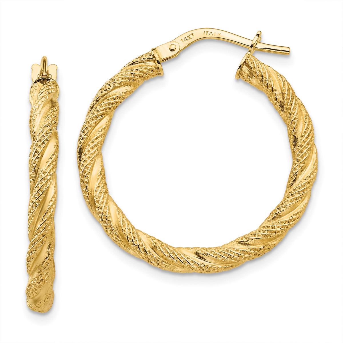 Gold Classics(tm) 21mm Gold Hoop Earrings