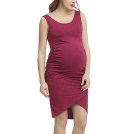 Womens Glow & Grow(R) Tulip Hem Maternity Midi Dress