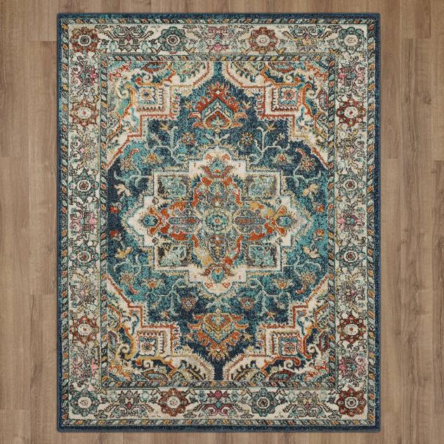 Mohawk Home Dellen Blue Accent Rug