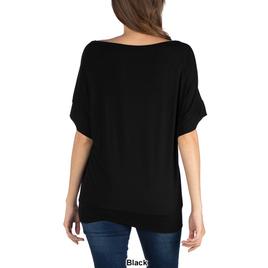 Womens 24/7 Comfort Apparel Loose Fit Dolman Top
