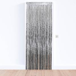 Northlight Seasonal Tinsel Christmas Window or Door Curtain