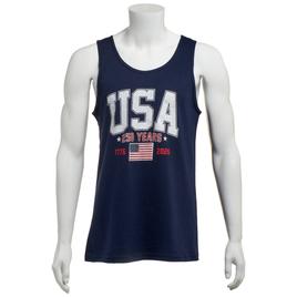 Mens Home of the Brave 250 USA Shoe Horn Graphic Tank Top