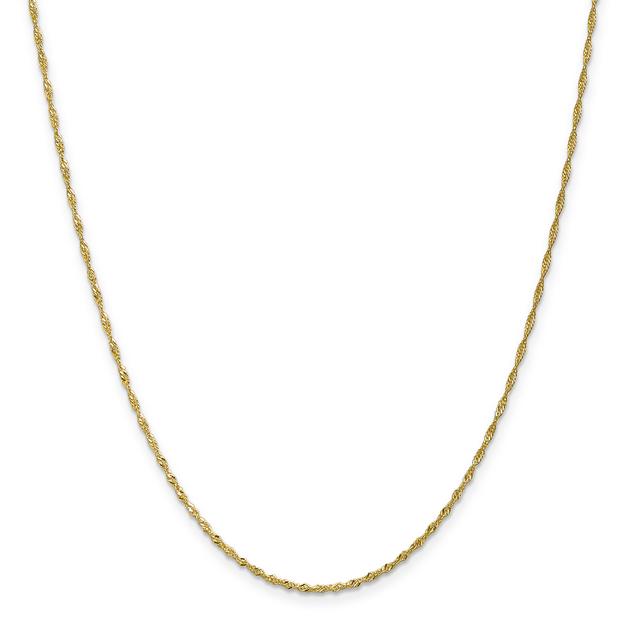 Gold Classics™ 10kt. 1.4mm 18in. Singapore Chain Necklace