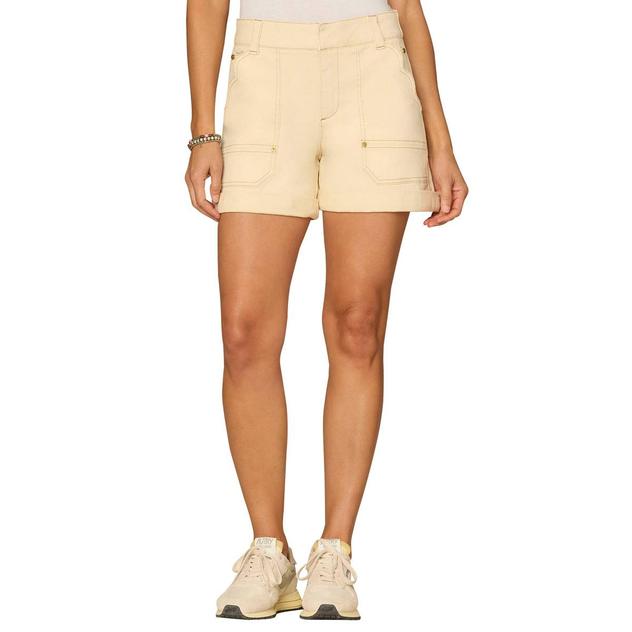 Womens Democracy “Ab”solution® Solid High Rise Shorts