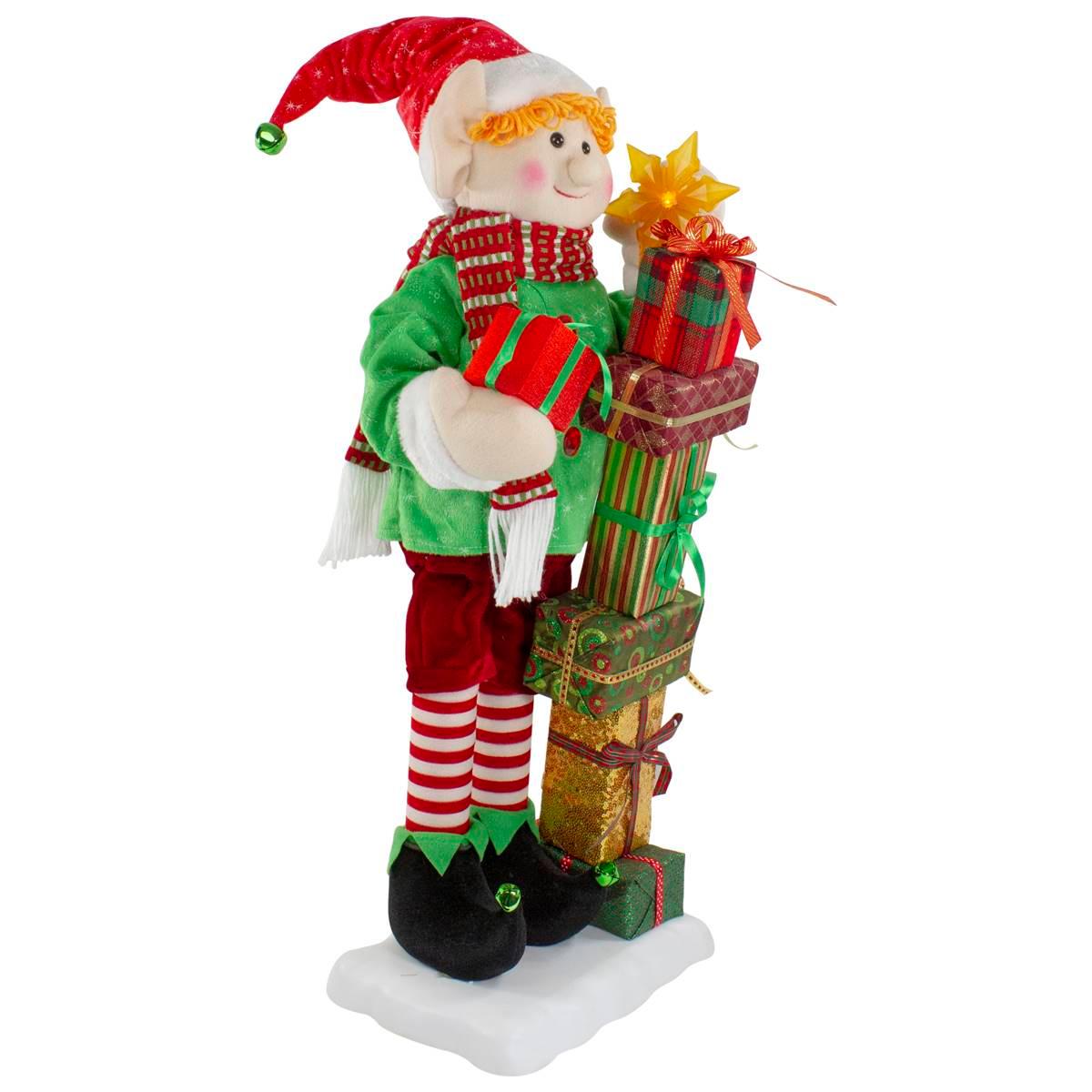 Northlight Seasonal 30in. Animated Elf Musical Christmas Figure