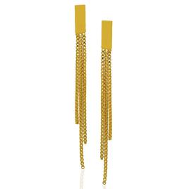 Gianni Argento 14kt. Gold Chain Drop Dangle Earrings