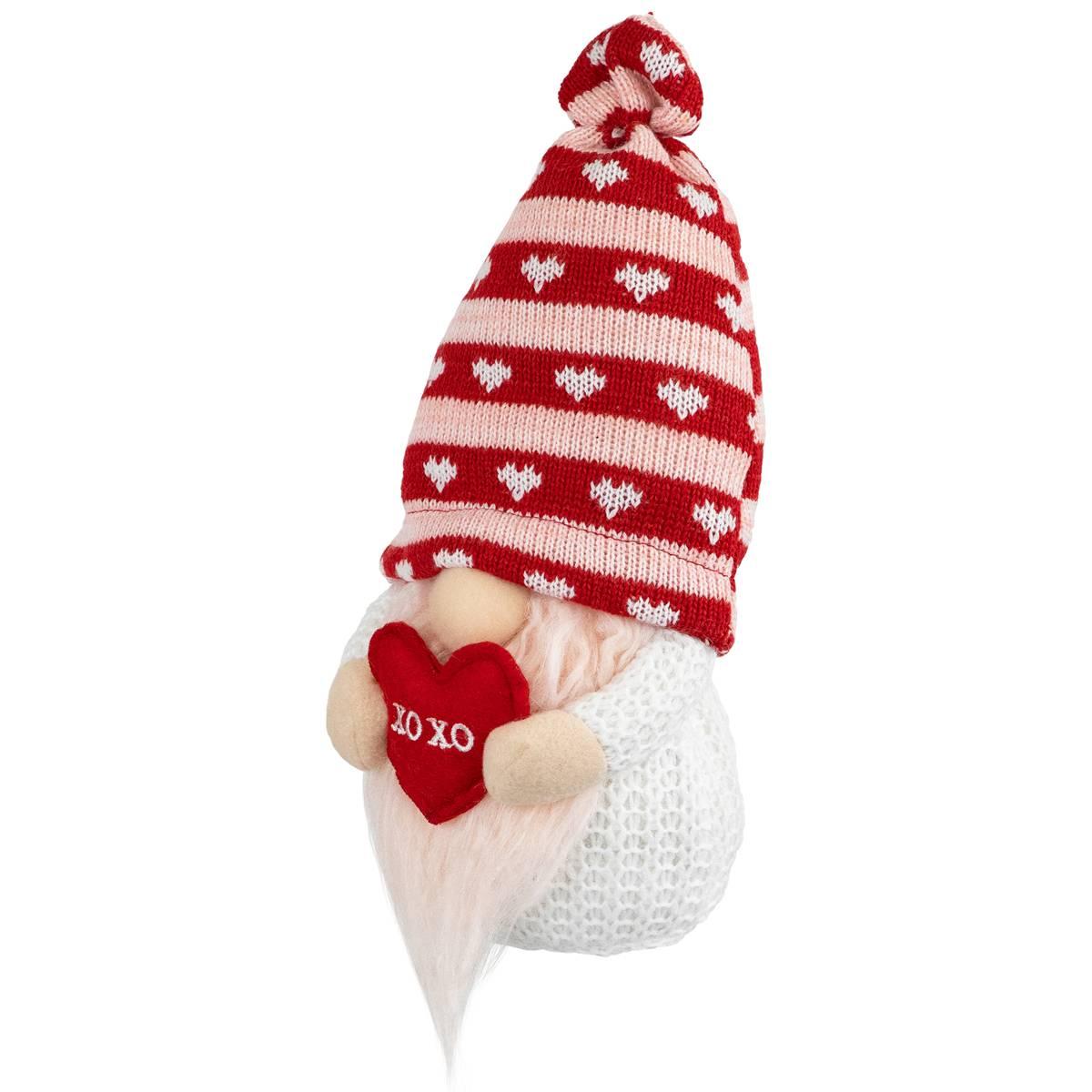Northlight Seasonal Plush XOXO Valentine''s Day Gnome