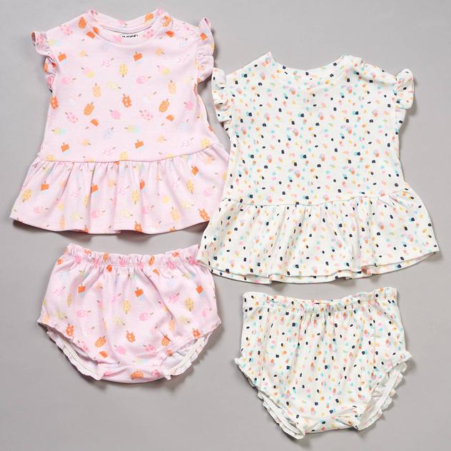 Baby Girl (NB-9M) Limited Too™ 2pk. Dot & Ice Cream Dresses
