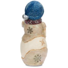 Pavilion 5in. Snowman Holding Cat