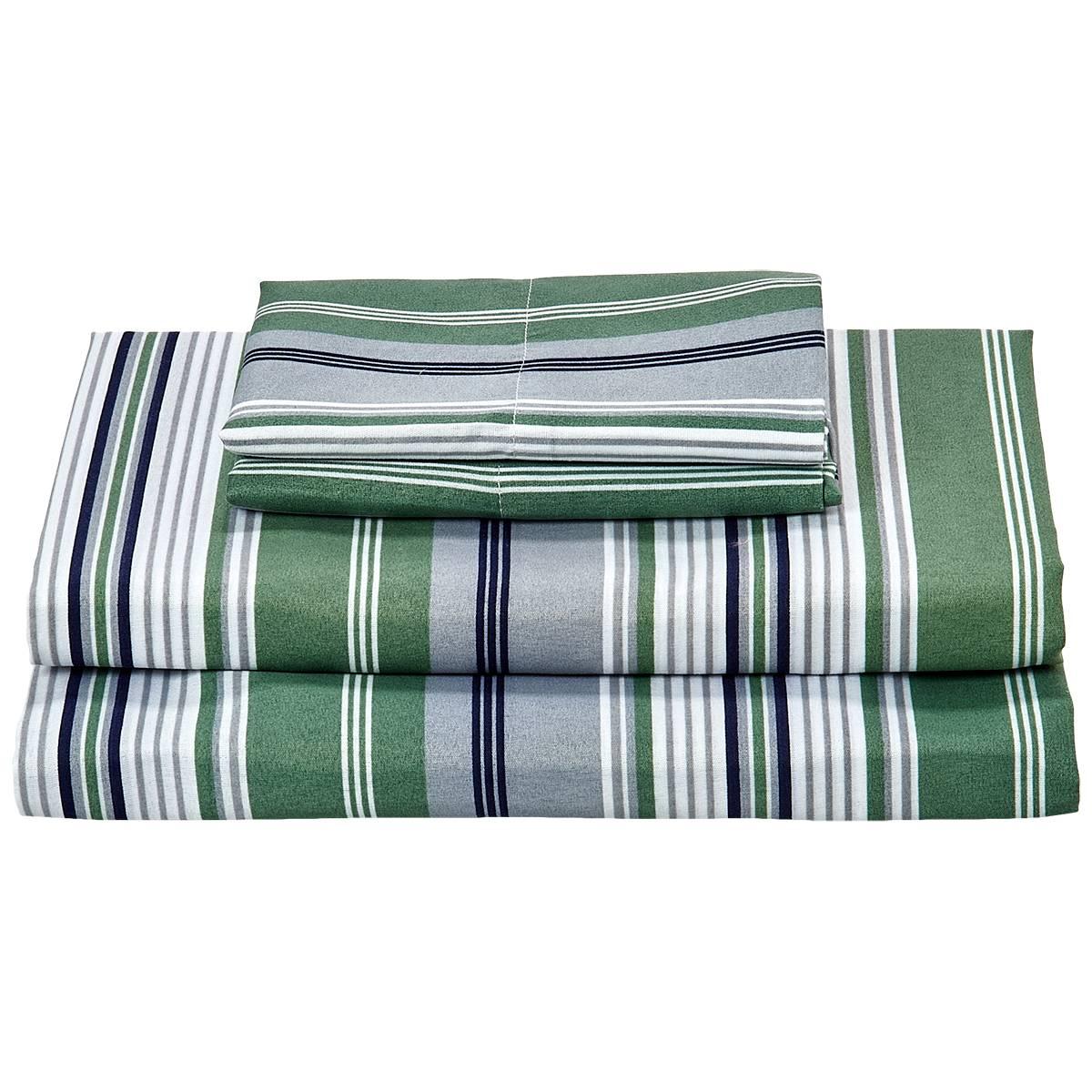 Ashley Cooper(tm) Brooks Stripe Microfiber Sheet Set