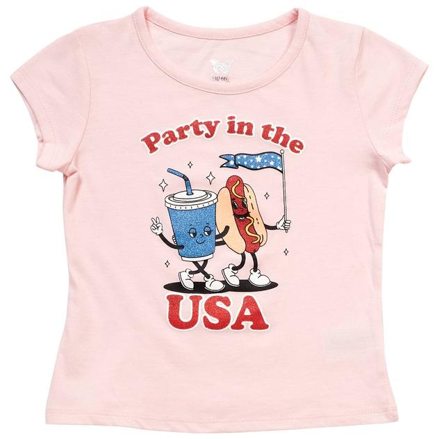 Girls (4-6x) Sweet Butterfly® Party in the USA Tee