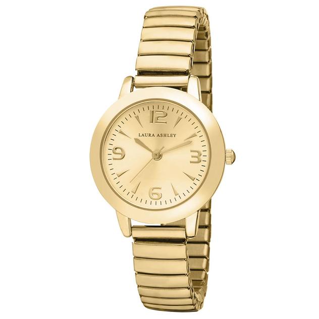 Womens Laura Ashley® Gold Stretch Bracelet Watch - LA31034YG