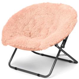 Faux Fur Saucer Chair