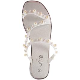 Womens Love 83 Straps with Pearls Sandals