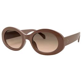 Womens Fantas Eyes Flame Oval Sunglasses
