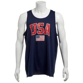 Mens Home of the Brave Classic USA Graphic Tank Top