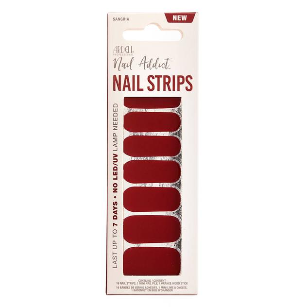 Ardell Nail Addict Nail Strips - Sangria