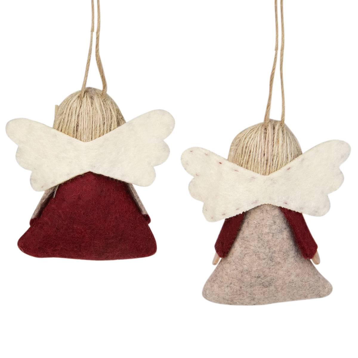 Northlight Seasonal 3.5in. Angel Christmas Ornaments - Set of 2