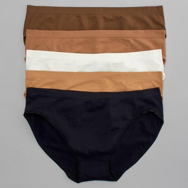 Womens René Rofé® Essential 5pk Bikini Panties 138904H5-OOMSO