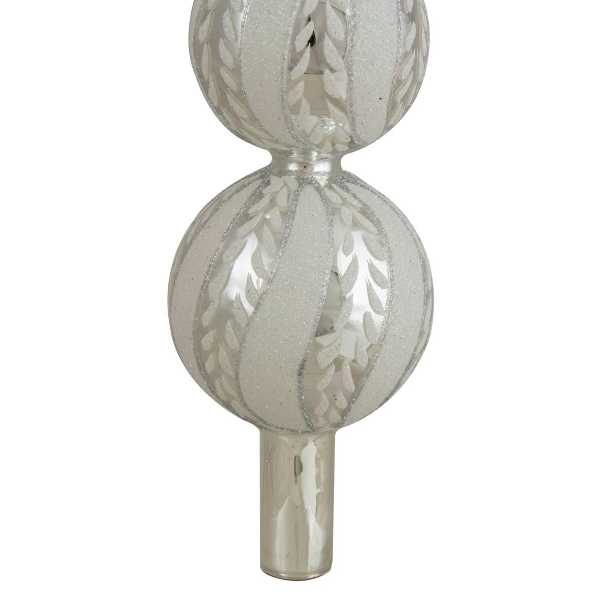 Northlight Seasonal 14.75in. Glitter Finial Christmas Tree Topper