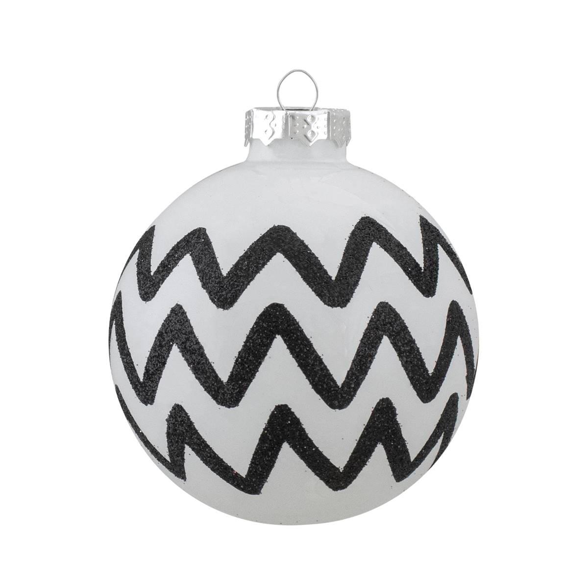 Northlight Seasonal Glass Ball Christmas Ornaments - Set of 4