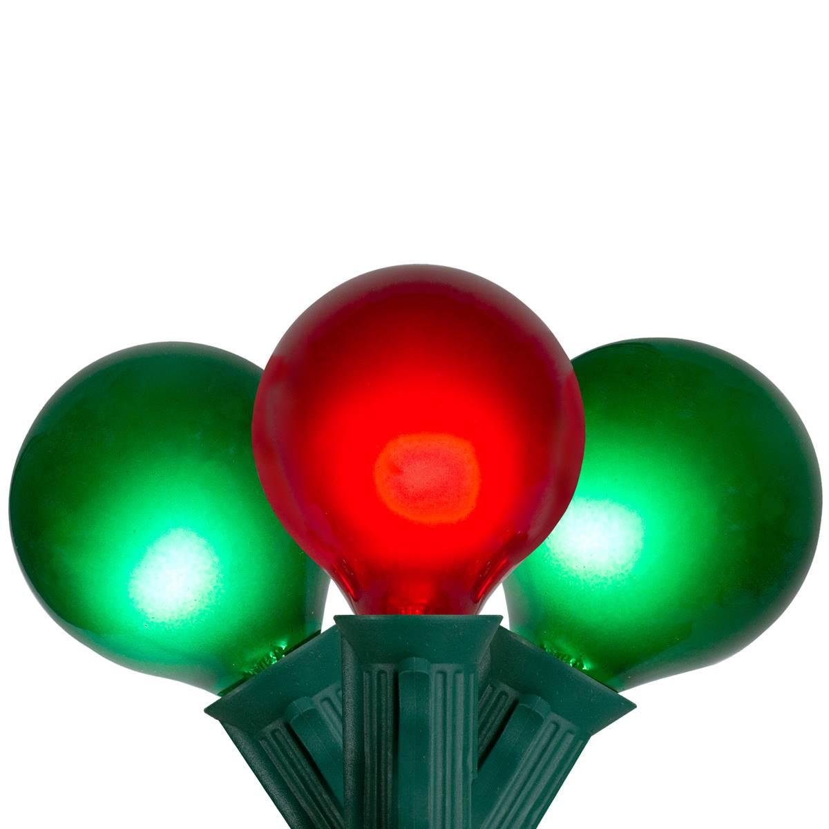Northlight Seasonal 15ct. Red/Green G50 Globe Christmas Lights